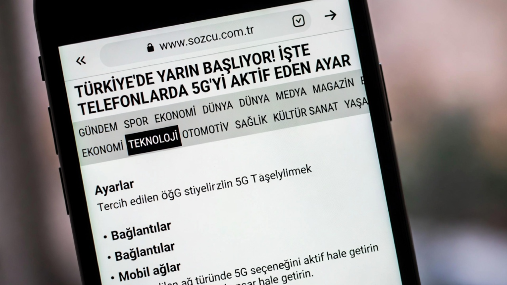 Türkiye'de 5G
