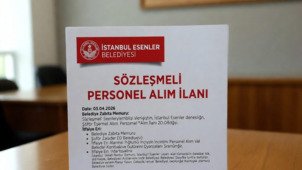 Esenler'de 36 Sözleşmeli Personel Alımı