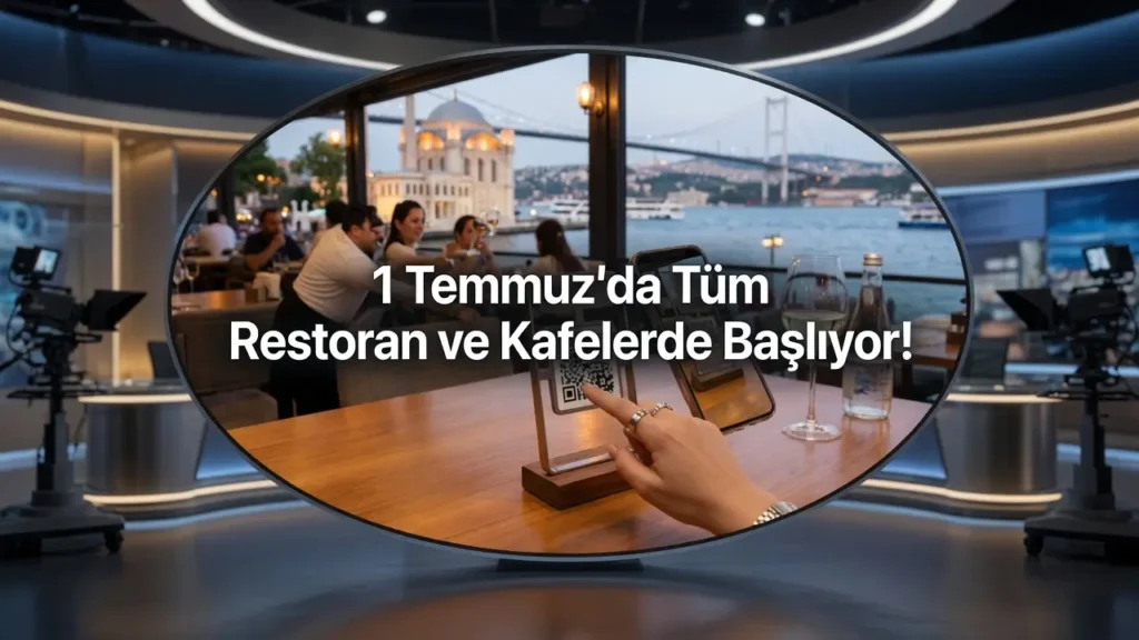 1 Temmuz'da Restoran Menülerinde Zorunlu Oluyor!