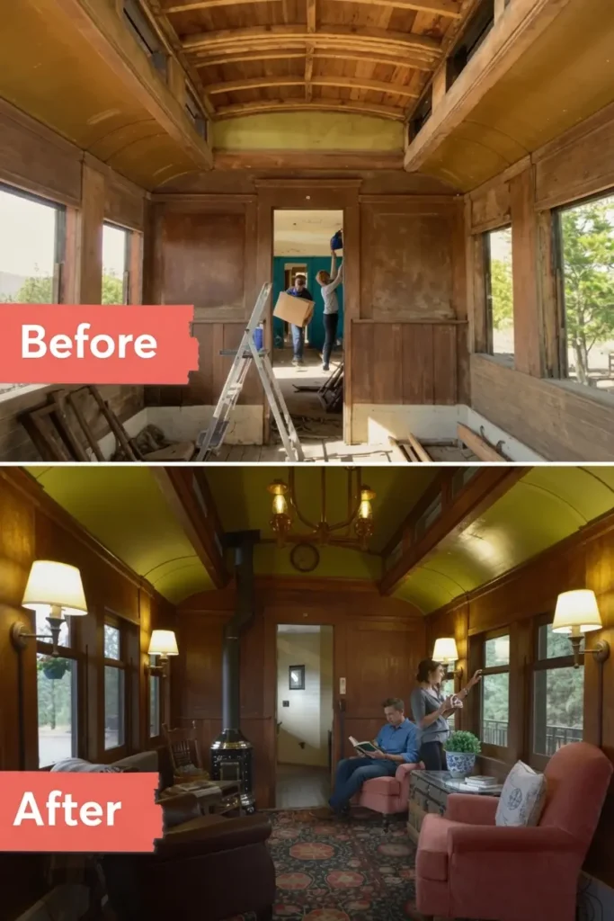 100 Yıllık Hurda Tren Vagonu Otel Oldu İçinde Kalmak İsteyenler Sıraya Giriyor