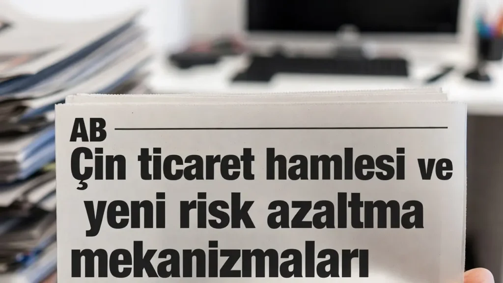 AB Çin ticaret hamlesi ve yeni risk azaltma mekanizmaları