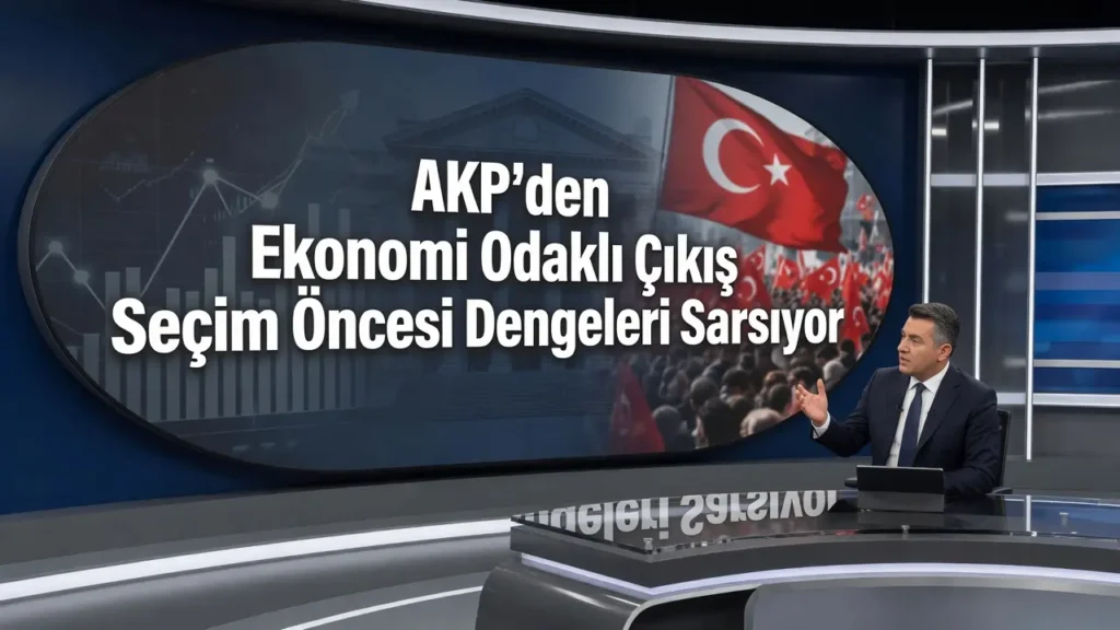 AKP'den Ekonomi Odaklı Çıkış Seçim Öncesi Dengeleri Sarsıyor