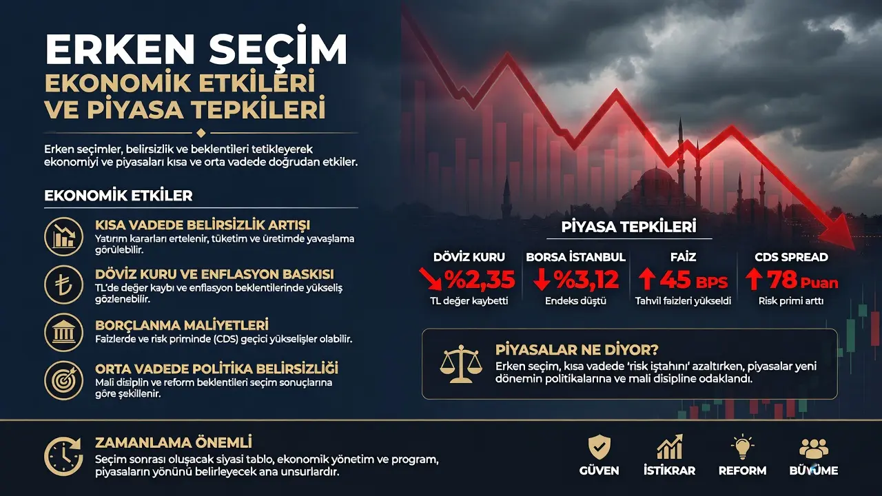 Erken Seçim Ekonomik Etkileri ve Piyasa Tepkileri