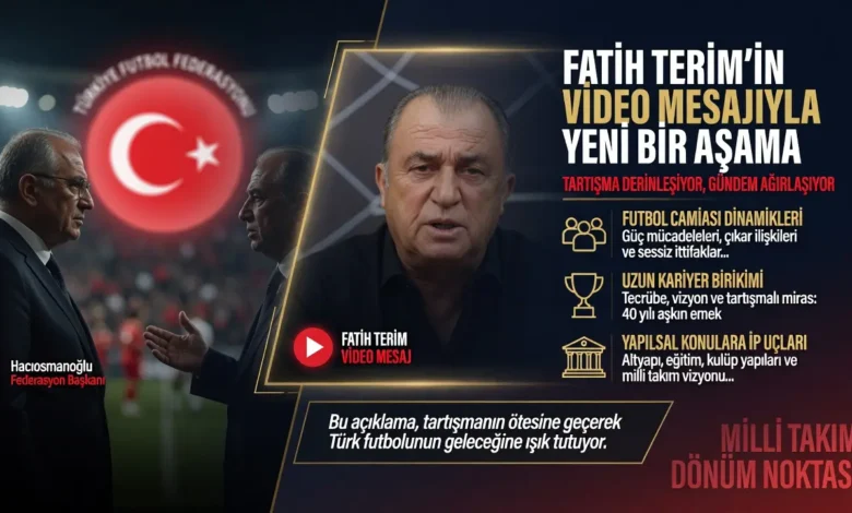 Fatih Terim'den Hacıosmanoğlu eleştirisine yanıt