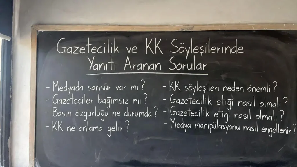 Gazetecilik ve KK Söyleşilerinde Yanıtı Aranan Sorular
