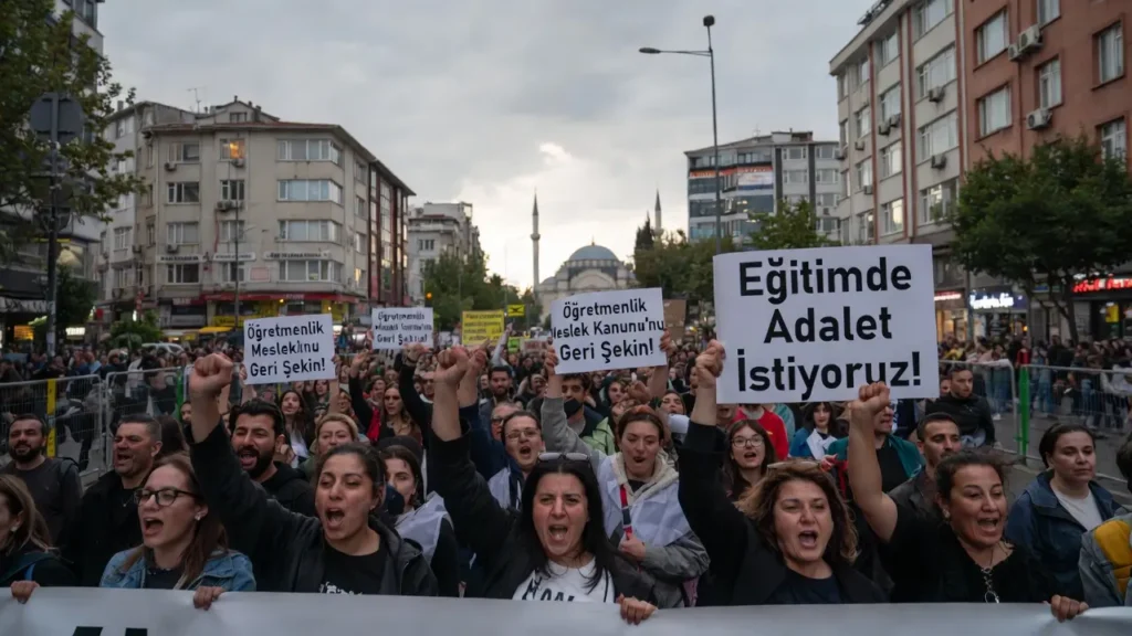 İstanbul'da Öğretmenlerin Başlattığı Büyük Eylemde Neler Yaşandı?