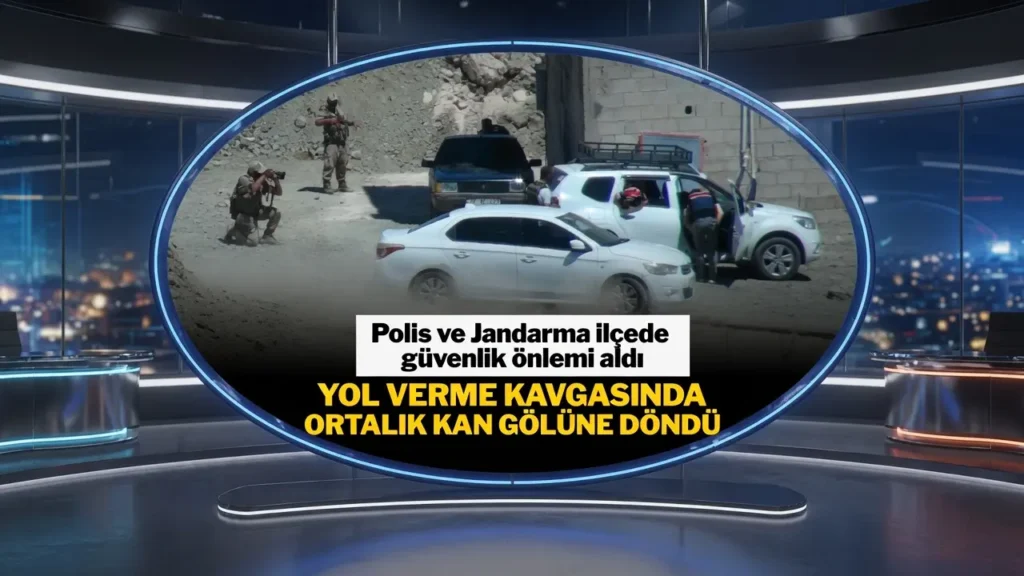 Kilis'te Yol Verme Tartışması Kanlı Kavgaya Dönüştü!