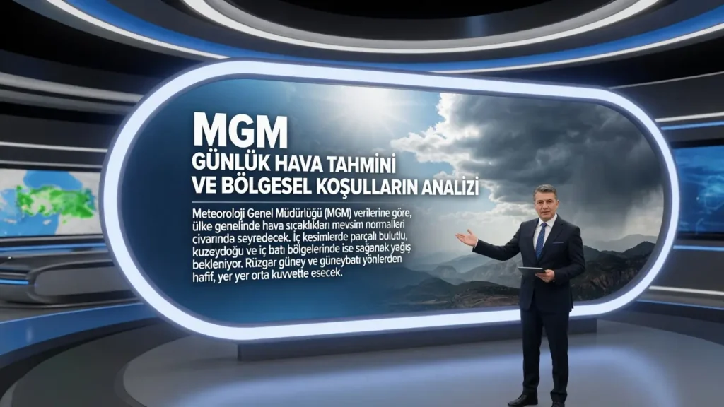 MGM Günlük Hava Tahmini ve Bölgesel Koşulların Analizi