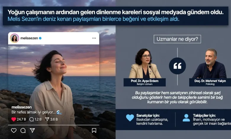 Melis Sezen tatil paylaşımlarıyla gündem yarattı
