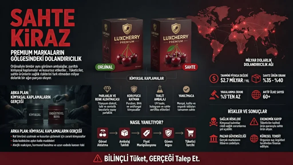 Premium Kiraz Sahteciliği Tüketicileri Kandırıyor