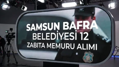 Samsun Bafra Belediyesi 12 Zabıta Memuru Alımı