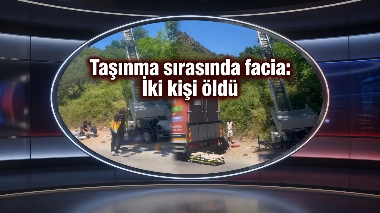 Taşınma Sırasında Facia! Nakliye Asansörü Elektrik Hattına Temas Etti