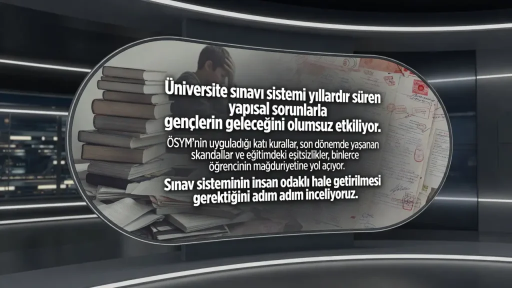Üniversite Sınavı Sisteminin Mağdur Ettiği Gençler!