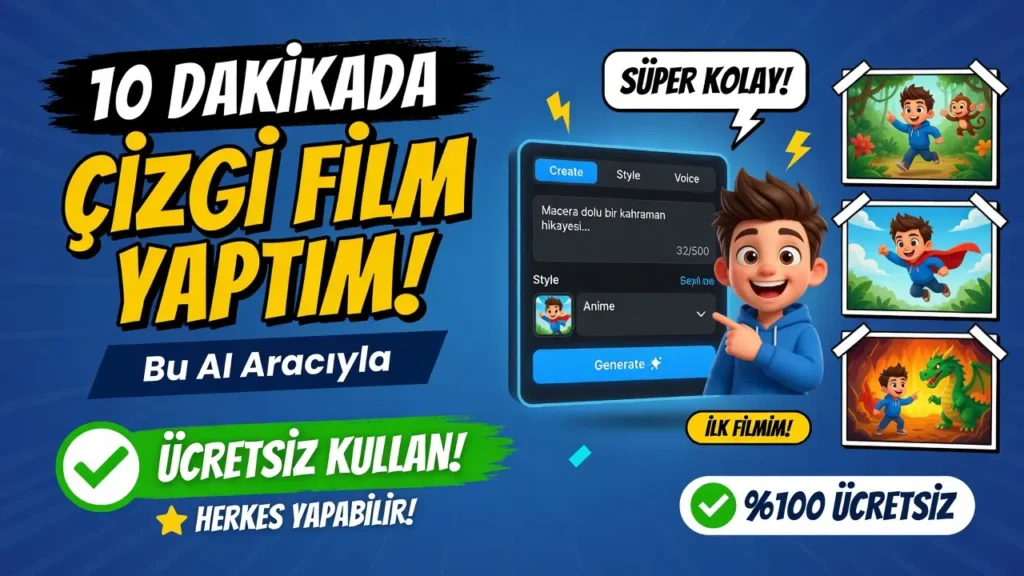 Yapay Zeka ile Çizgi Film Üretiminde Yeni İmkânlar