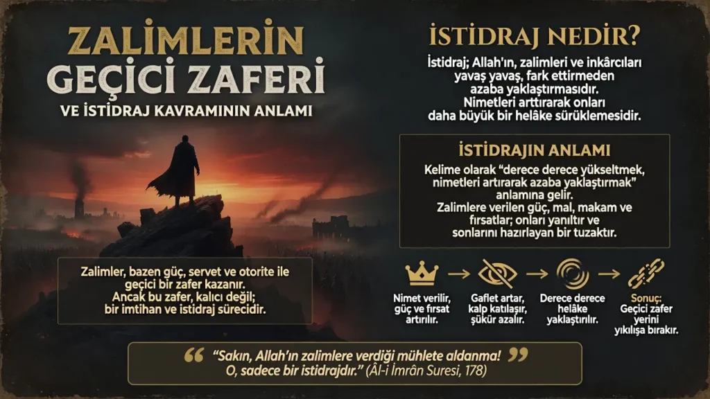 Zalimlerin Geçici Zaferi ve İstidraj Kavramının Anlamı
