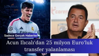 Acun Ilıcalı transfer yalanlaması ile futbol dünyasını sarstı