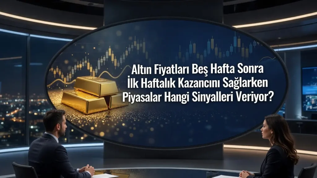 Altın Fiyatları Beş Hafta Sonra İlk Haftalık Kazancını Sağlarken Piyasalar Hangi Sinyalleri Veriyor?