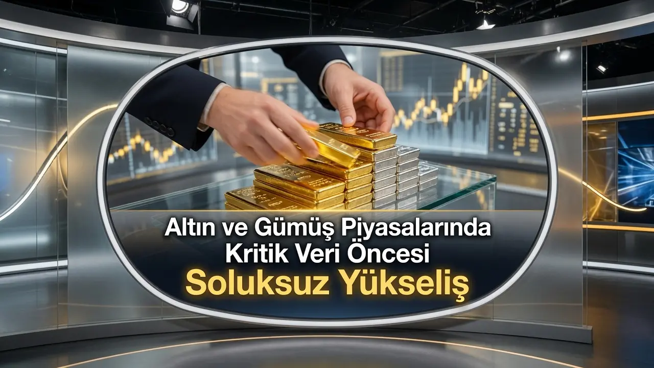 Altın ve Gümüş Piyasalarında Kritik Veri Öncesi Soluksuz Yükseliş