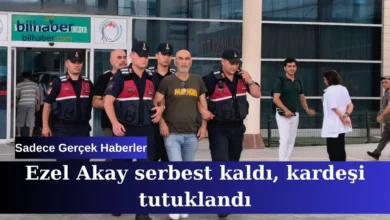 Ezel Akay serbest kalırken kardeşi tutuklandı!