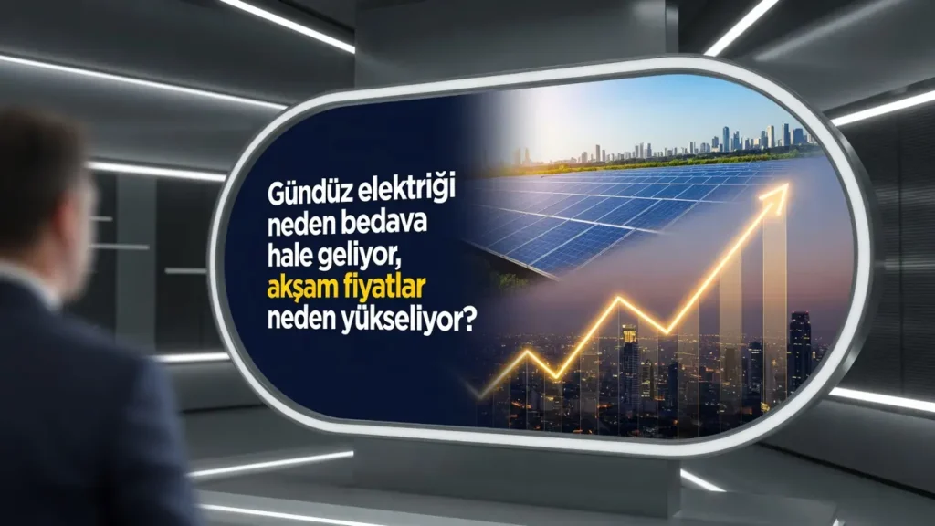 Gündüz elektriği neden bedava hale geliyor, akşam fiyatlar neden yükseliyor?
