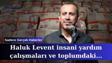 Haluk Levent insani yardım çalışmaları ve toplumdaki büyük etkisi