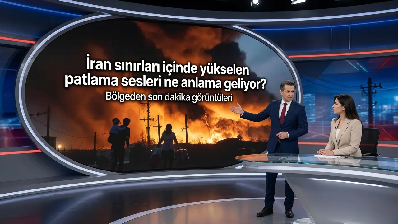 İran sınırları içinde yükselen patlama sesleri ne anlama geliyor?İran sınırları içinde yükselen patlama sesleri ne anlama geliyor?