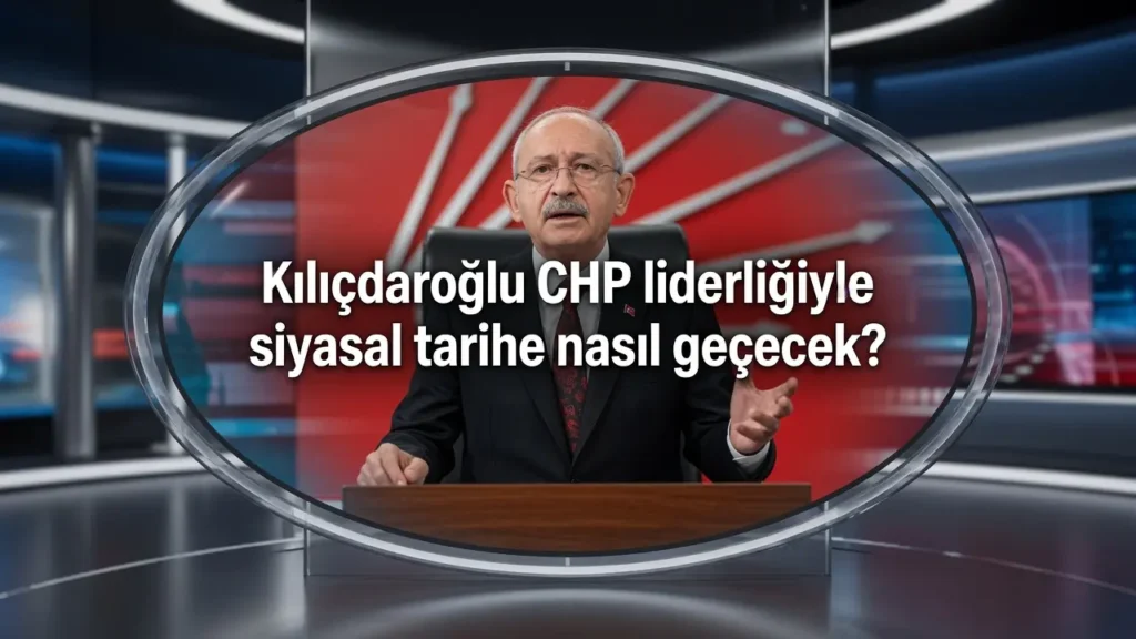 Kılıçdaroğlu CHP liderliğiyle siyasal tarihe nasıl geçecek?