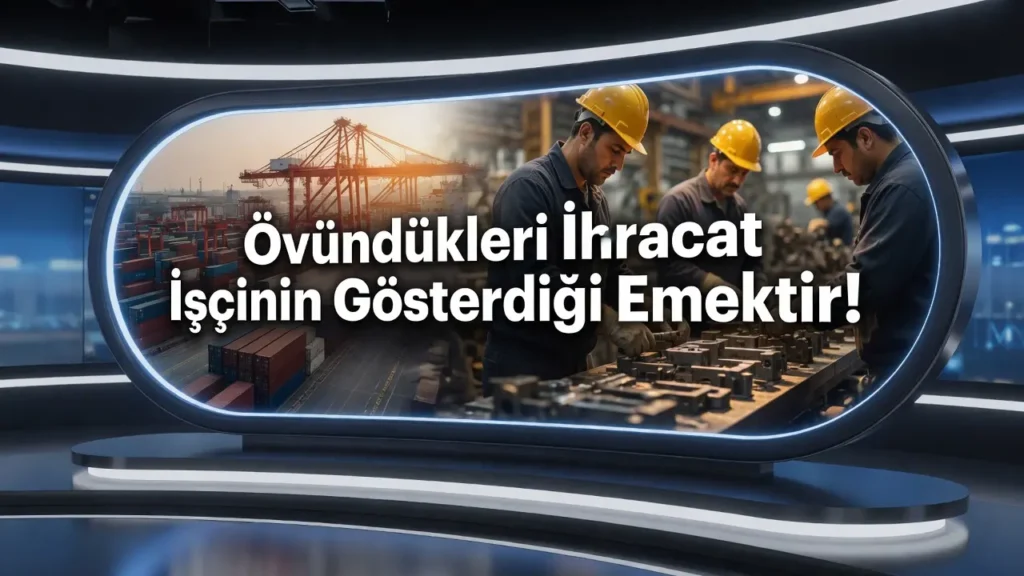 Övündükleri İhracat İşçinin Gösterdiği Emektir!