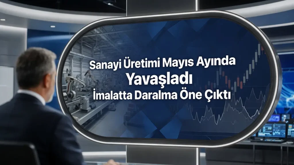 Sanayi Üretimi Mayıs Ayında Yavaşladı İmalatta Daralma Öne Çıktı
