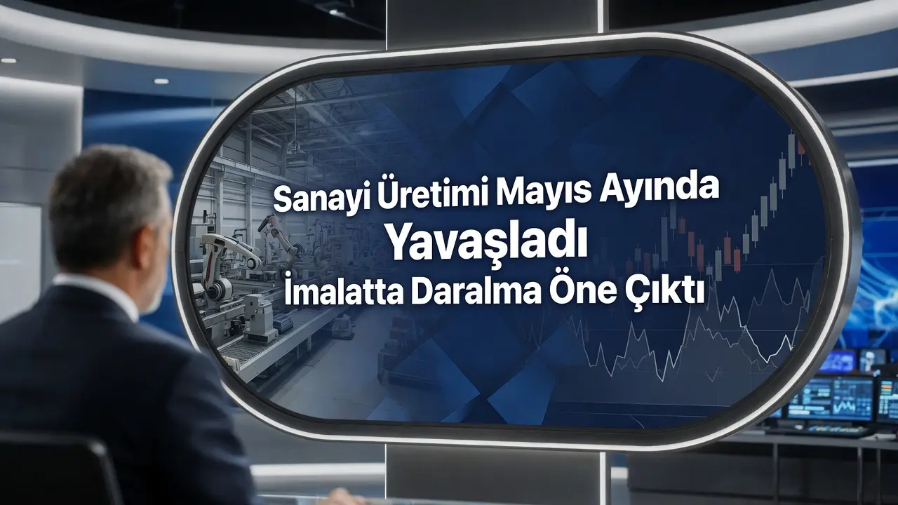 Sanayi Üretimi Mayıs Ayında Yavaşladı İmalatta Daralma Öne Çıktı