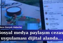 Sosyal medya paylaşım cezası uygulaması dijital alanda yayıldı