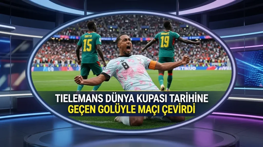 Tielemans Dünya Kupası Tarihine Geçen Golüyle Maçı Çevirdi