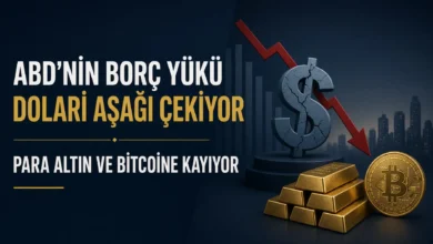 ABDnin borç yükü doları aşağı çekiyor para altın ve Bitcoine kayıyor