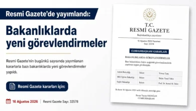 Bakanlıklarda yeni görevlendirmeler hakkındaki kararlar yayımlandı