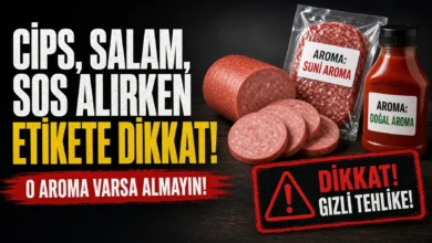 Cips salam sos alırken etiketlerdeki tütsü aroma vericisine dikkat