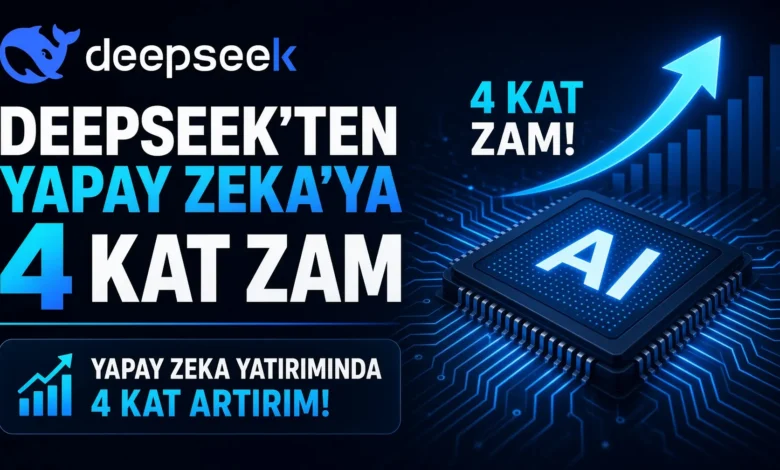 DeepSeek yapay zeka modellerinde 4 kata varan zam uyguluyor