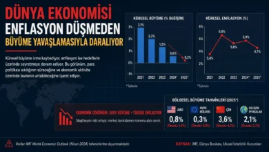 Dünya ekonomisi enflasyon düşmeden büyüme yavaşlamasıyla daralıyor