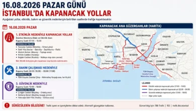 İstanbul’da yarın birçok yol trafiğe kapanacak