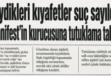 Manifest kurucusu tutuklandı sahne kıyafeti tartışması alevlendi