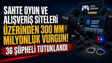 Sahte oyun siteleriyle 300 milyonluk vurgunda 36 tutuklama