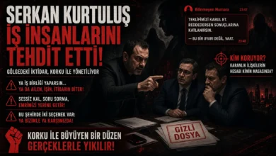 Serkan Kurtuluş iş insanlarına yönelik baskı yöntemleri dikkat çekiyor