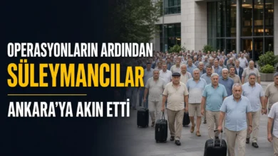 Süleymancılar operasyonların ardından Ankara ya akın etti