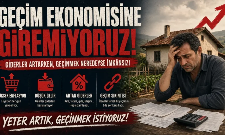 Geçim ekonomisi açlık eşiği ile büyüme tablosunu çarpıştırıyor