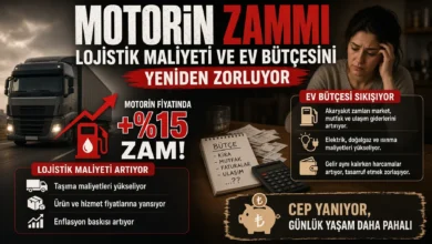 Motorin zammı lojistik maliyeti ve ev bütçesini yeniden zorluyor