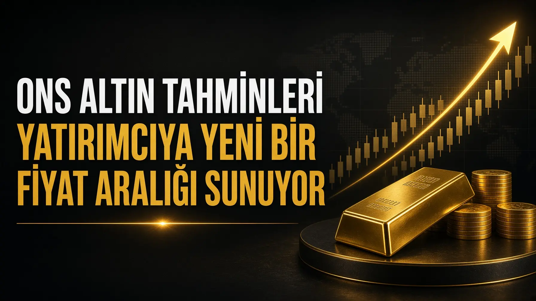 Ons altın tahminleri yatırımcıya yeni bir fiyat aralığı sunuyor