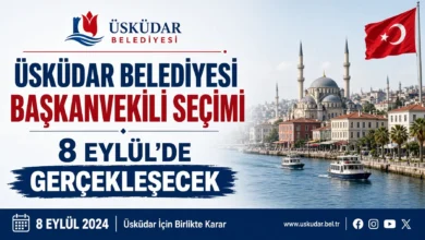 Üsküdar Belediyesi Başkanvekili Seçimi 8 Eylül'de Gerçekleşecek